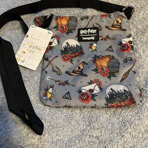 Loungefly Harry Potter Themed Gray Crossbody Bag